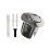 Dual Flush Push Button Threaded Push Rods Short Body D2D Chrome Compatible with AH0001800R 6
