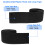Bewudy 2Inch Wide Sew On Hook and Loop Strips 6 Ft Nylon Strips Fabric 1