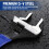 WORKPRO 250mm Wide Mouth Adjustable Wrench, Metric Adjustable Spanner with Bi-Material Soft Grip 4