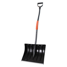 Large Capacity Snow Shovel - 48.5-Inch Durable Snow Removal Shovel with 16-Inch Wide Blade | Ergonomic Handle for Faster & Efficient Snow Clearing