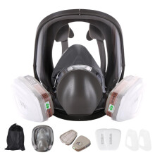 exmygboy Full Face Respirator Mask Reusable - 6800 full with Double Filtration for Paint, Against Dust,Chemicals, Formaldehyde, Polishing,Staining,Ca