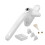 Universal Cockspur Window Handle Kit (10 Pack) - Left, White/White 1