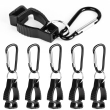 OFFCUP Work Glove Clip 6PCS, Fire Brigade Belt Holder for Turnout Gear, Firefighter, Guard, Labor Safety Clamp
