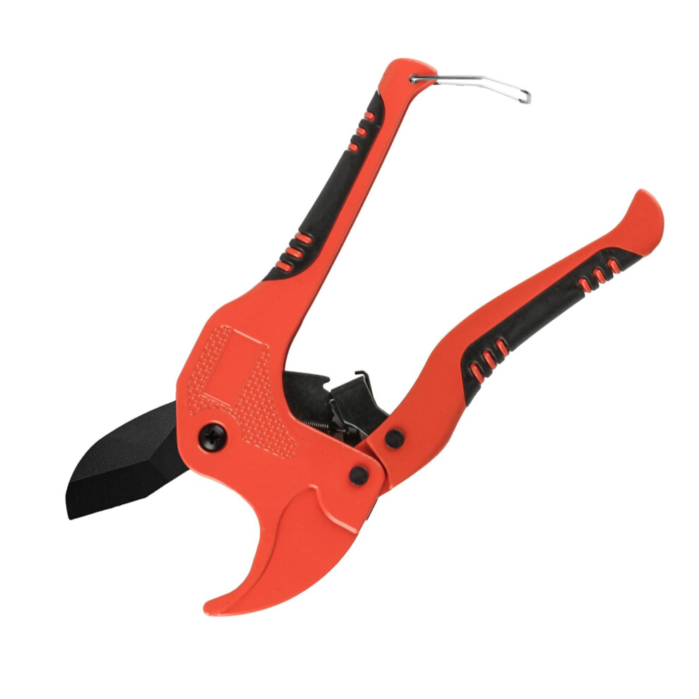 42Mm Pvc Pipe Cutter, Heavy Duty Ratchet Pipe Cutters For Cutting Pvc Pex Ppr Plumbing Plastic Rubber Hoses Plastic Pipe Cutter With Non-Slip Handle 5008066988107