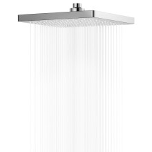 FRIYOYA Square Rainfall Shower Head 8 Inch, Stainless Steel Cover Rain Shower Heads, Fixed Waterfall Shower Head High Pressure, Replacement Showerhea