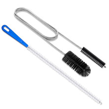 Quelcc 2 PCS Extended Sink Unblocker Snake,Sink Unblocker Cleaning Brush,Sewer Pipe Cleaner,Drain Unblocker,Plug Hole Hair Remover Tool,Drain