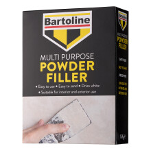 Bartoline Multi Purpose Powder Filler 1.5kg - Strong & Smooth Finish for Plaster, Wood, Brick & Stone – Easy to Mix & Sand