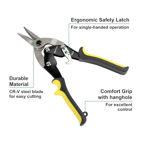 Amazon Amazon Basics Straight Cut Aviation Snip 1