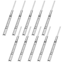 VADANIA 350mm Residential Drawer Runners #VA1045 5 Pairs (10 Packs), 45kg Load Capacity Full Extension Ball Bearing, Side Mount, Replacement Slides f