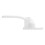 Universal Cockspur Window Handle Kit (10 Pack) - Left, White/White 3