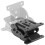 QWORK 4 Pack Folding Lock Extension Self Locking Foldable Hinge Hardware for Table Bed Leg Feet Screws Included - Black 2