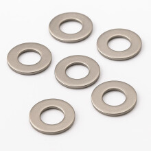 M4 Washers for Screws - M4 x 10 x 0.8mm (20 Pack) Metal Flat Penny Washers for Bolts - A2 Stainless Steel Plain Round (20pc)