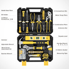 Enventor Tool Kit Set 108PCS General Household Hand Tool Kit with Stor