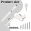 Fizzix Universal uPVC Window Handle Multi-Spindle – Durable Replacement Window Handle for uPVC Windows, Easy Installation 2