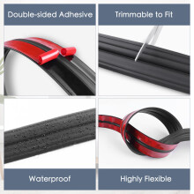 Peel and Stick Wall Moulding Trim Flexible Edging Trim Self Adhesive W