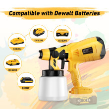 Paint Sprayer for Dewalt 18V 20V Battery Cordless Fence Paint Sprayer