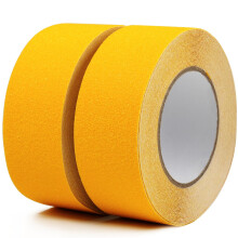 CHUANGSEED 2 Rolls Yellow Anti Slip Tape 2" x 33Ft (50mm x 10m) High Traction For Outdoor/Indoor Safety Non Skid Roll Traction Tread grip Tape