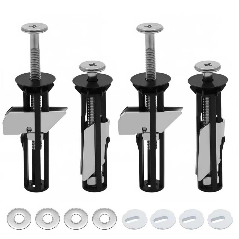 Toilet Seat Bolts And Screws,Toilet Seat Fittings,Heavy Duty Toilet Seat Fastener Bolt Kit,Toilet Fixing Kit,Toilet Seat Replacement Parts Kit(Screws 17394666