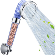 Nosame Shower Head, Ionic Filter Filtration High Pressure Water Saving 3 Mode Function Spray Handheld Showerheads for Dry Skin & Hair