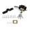 Concise Home 50mm Double Long Throw Gate Lock 5 Keys Garden Locking Both Sides 3