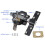 Concise Home 50mm Double Long Throw Gate Lock 5 Keys Garden Locking Both Sides 2