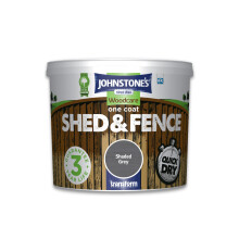 Johnstone's Woodcare One Coat Shed and Fence - Shaded Grey - 5L