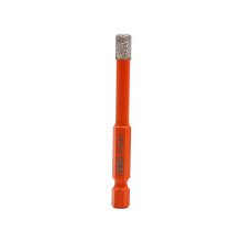 BGTEC Dry Diamond Drill Bits 6mm with Quick Change Hex Shank for Granite Marble Porcelain Tile Ceramic