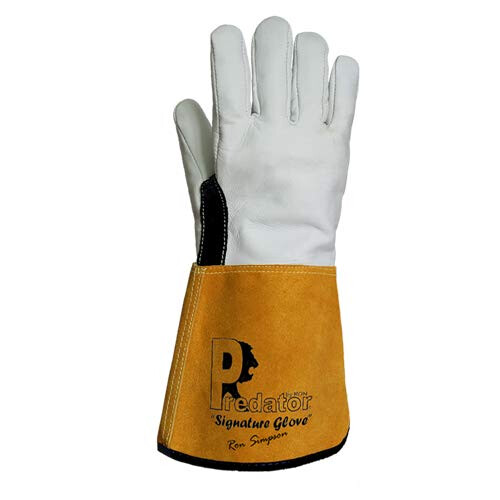 Predator By Ron Tig Goat Gauntlet Leather Welding Gloves 2