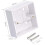 VCELINK Surface Mount Back Box for Network Wallplate Ethernet Faceplate 1 Gang 32mm White, 2 Pack 2