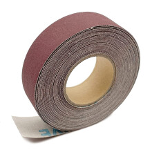 320 Grit Continuous Sandpaper Roll 2.54cm x 8m Emery Cloth Aluminium Oxide Abrasive Sandpaper Roll Drum Sander Sandpaper Rolls for Wood Furniture Fin