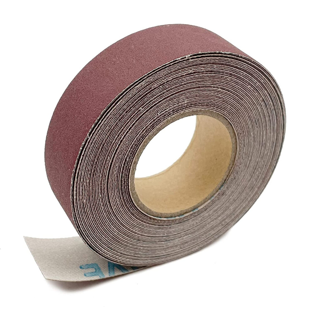 320 Grit Continuous Sandpaper Roll 2.54Cm X 8M Emery Cloth Aluminium Oxide Abrasive Sandpaper Roll Drum Sander Sandpaper Rolls For Wood Furniture Fin 77897763