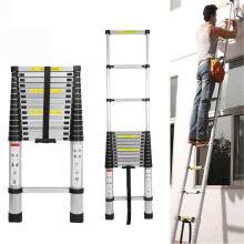 5M Telescopic Ladder 16.5FT Multi-Purpose Folding Aluminium Telescoping Ladder Foldable Ladder Extension Ladder Extendable Portable Loft Ladder Light