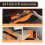 DODOWIN Connectable Contour Gauge Profile Tools 3 Size, Laminate Floor Shape Measuring Tools, Profile Gauge Tools 2