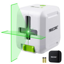 Laser Level Firecore Cross Line Laser - Self-Levelling and Manual Mode - Precise Levelling and Alignment Work for DIY - Lightweight and Portable - Ca