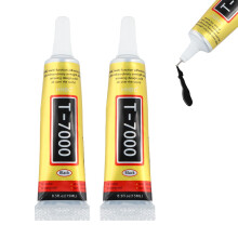 Nivofu T7000 Super Glue, 2Pcs 30ml Strong Adhesive Multi-function High Precision Black Glue, Industrial Grade Waterproof Adhesive for Phones, Metal,