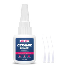 ATP ADT Ceramic Glue Tile Adhesive, Ceramic Glue Repair for Pottery, Heat Resistant Tile Adhesive for Porcelain, Pottery, Glass, Metal, Plastic, Rubb