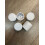 TC Lockshield Radiator Valve Wheelhead Plastic Cap White pack of 5 1
