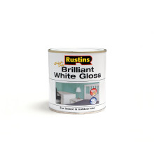 RUSTINS Brilliant White Gloss Paint 250ml