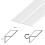 Flexible Angle PVC Trim White 5m - Flexi Angle Trim 25mm x 25mm 2