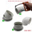 Kair Ceiling Extract Valve 100mm - 4 inch White Coated Metal Vent 4