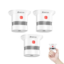 Heiman Mini Smoke Alarm, Small Smoke Detector with 10-Year Battery Life(Included), Reddot Award, EN14604, CE Certified Independent Smoke Detector Pho