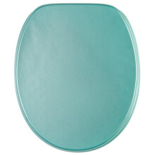 Sanilo Soft Close Toilet Seat, Wide Choice of Glittering Toilet Seats, Stable Hinges, Easy to Mount (Turquoise)