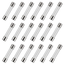 BOJACK 6x30 mm 10 A 250 V 0.24x1.18 Inch F10AL250V 10 amp 250 volt Fast-Blow Glass Fuses(Pack of 18 Pcs)