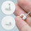 6mm Round Cable Clips 100pcs Assortment Cable Holder Management Wire Tidy Clips 3