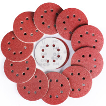 Sruhrak 70 Pcs Sanding Discs, 125mm Sanding Pads Set Hook and Loop 40 Grits Sandpaper for Random Orbital Sander
