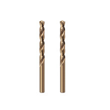 Misuyue 8% Cobalt Drill Bits, Metal Drill Bit Set 5mm, HSS M42 Carbide Twist Drill Bit for Metal Stainless Hard Steel Aluminum, Wood Drill Bits (2pcs)