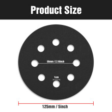 KONGMING 100 PCS 125mm Wet Dry Sanding Discs 8 Hole Grit 2000 Hook and