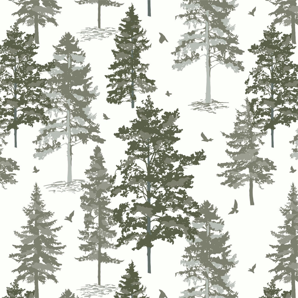 Timeet Peel And Stick Wallpaper Green 41Cm10m Waterproof Self Adhesive Wallpaper White Green Tree Contact Paper Thicken Sticky Back Plastic Removabl 82696832