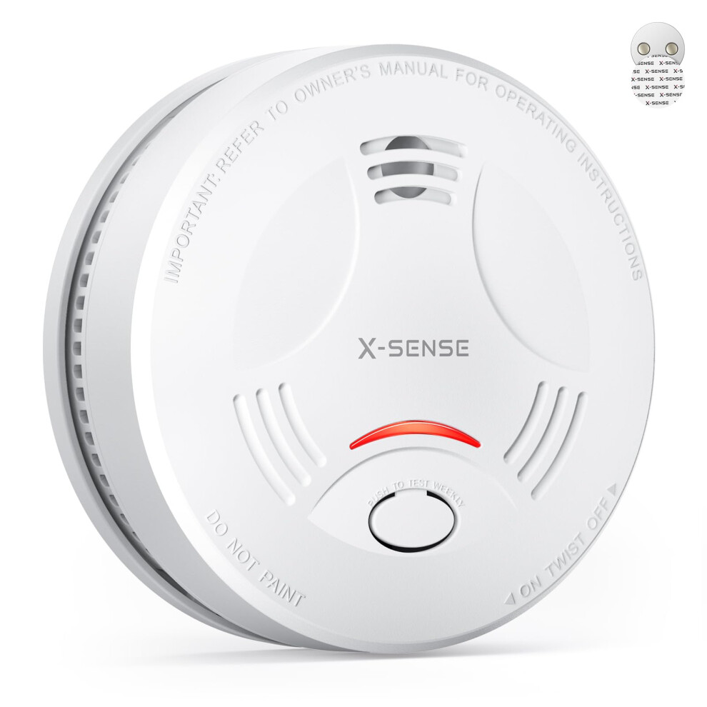 X-Sense Smoke Alarm For Home, Base Station Sbs50 Required, All-In-One Control With The X-Sense Home Security Appï¼Sd11-Mrï¼1-Pack 91439512