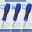 Multi-bit Screwdriver, 13-in-1 Screw Driver Adjustable Mini Screwdriver Set Multitool All in One with Torx Security, Phillips, Hex, Flat Head, Square 4